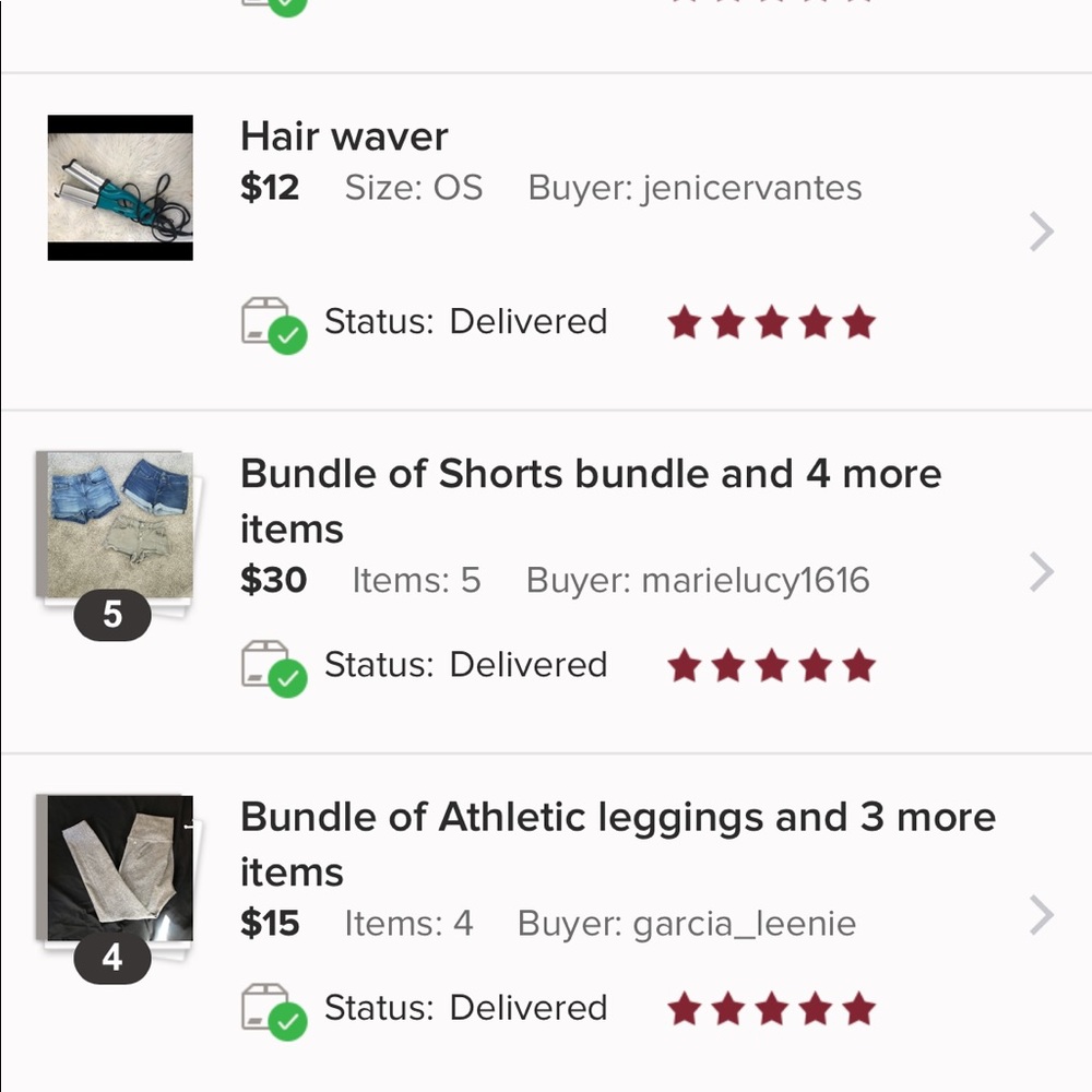 5 star reviews